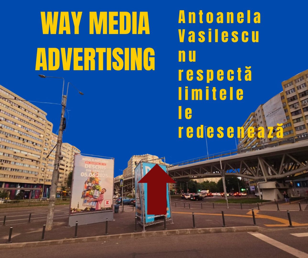 Way Advertise Production SRL, Antoanela Vasilescu și controversa publicității fără avize în 2025